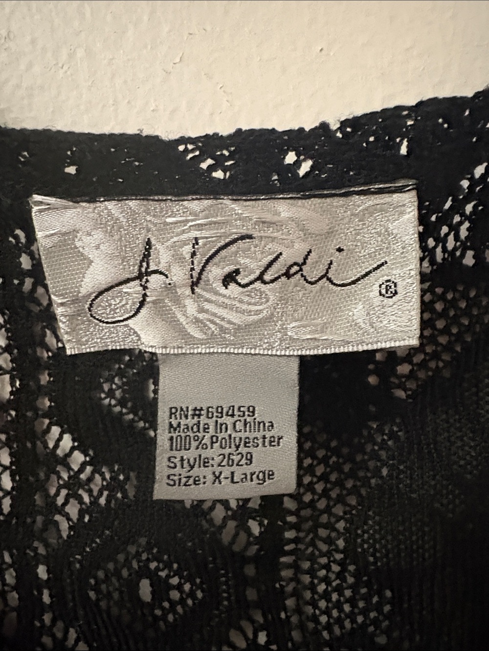 Black Lace Sleeveless Camisole with Tie Front - Picture 4 of 4